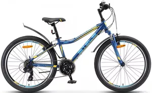 Велосипед Stels Navigator 410 V 24 21-sp V010 2020 (синий) фото