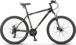 Велосипед Stels Navigator 700 D 27.5 F010 р.17.5 2020 (черный/зеленый) фото
