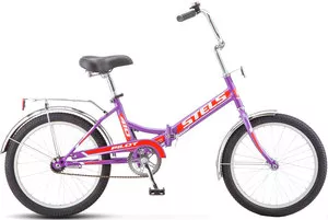 Велосипед Stels Pilot 410 20 Z011 (фиолетовый/красный, 2018) фото