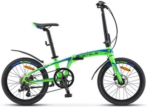 Велосипед Stels Pilot 680 MD 20 V010 2020 (зеленый/синий) фото