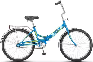Велосипед Stels Pilot 710 24 Z010 2020 (голубой/желтый) фото