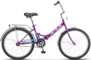 Велосипед Stels Pilot 710 24 Z010 2020 (фиолетовый/голубой) фото