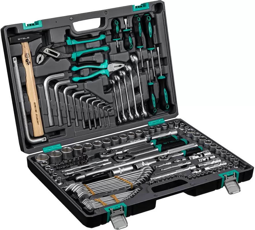 Универсальный набор инструментов Stels 14107 (142 предмета) фото 2