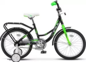 Детский велосипед Stels Flyte 18 Z011 2020 (черный/салатовый) фото