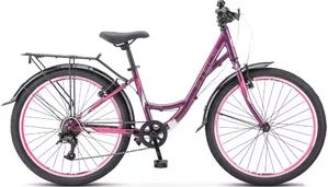 Велосипед Stels Miss 4300 V 24 V010 2023 (фиолетовый/розовый) фото