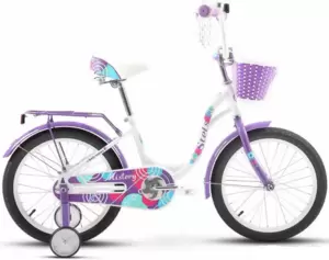 Детский велосипед Stels Mistery C 18 2024 (белый/фиолетовый) фото