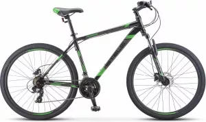 Велосипед Stels Navigator 700 D 27.5 F010 р.21 2020 (черный/зеленый) фото