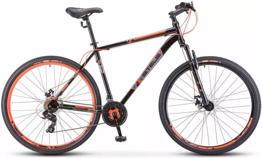 Велосипед Stels Navigator 700 MD 27.5 F020 р.19.5 2022 (черный/красный) фото