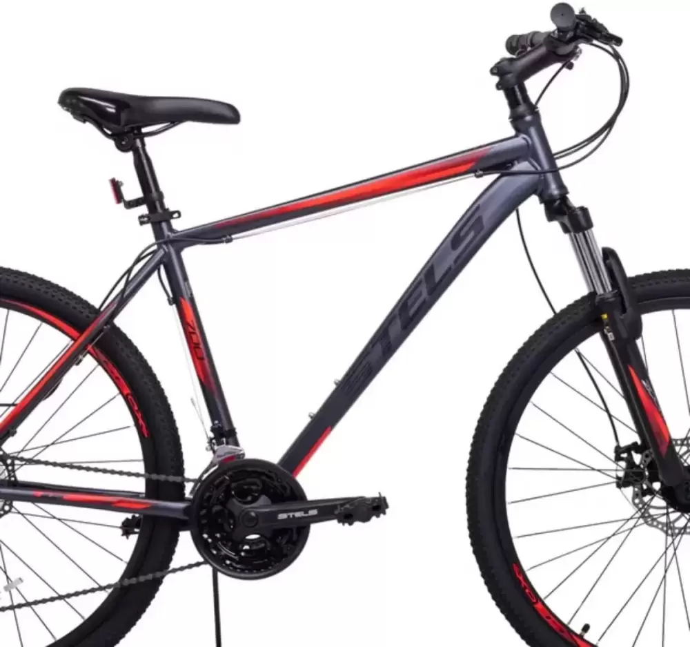 Велосипед Stels Navigator 700 MD 27.5 V020 р.19 2024 (серый/черный) фото