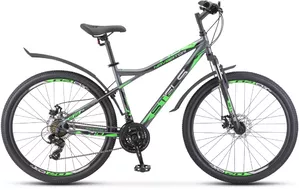 Велосипед Stels Navigator 710 MD 27.5 V020 р.18 2022 (серый/черный/зеленый) фото