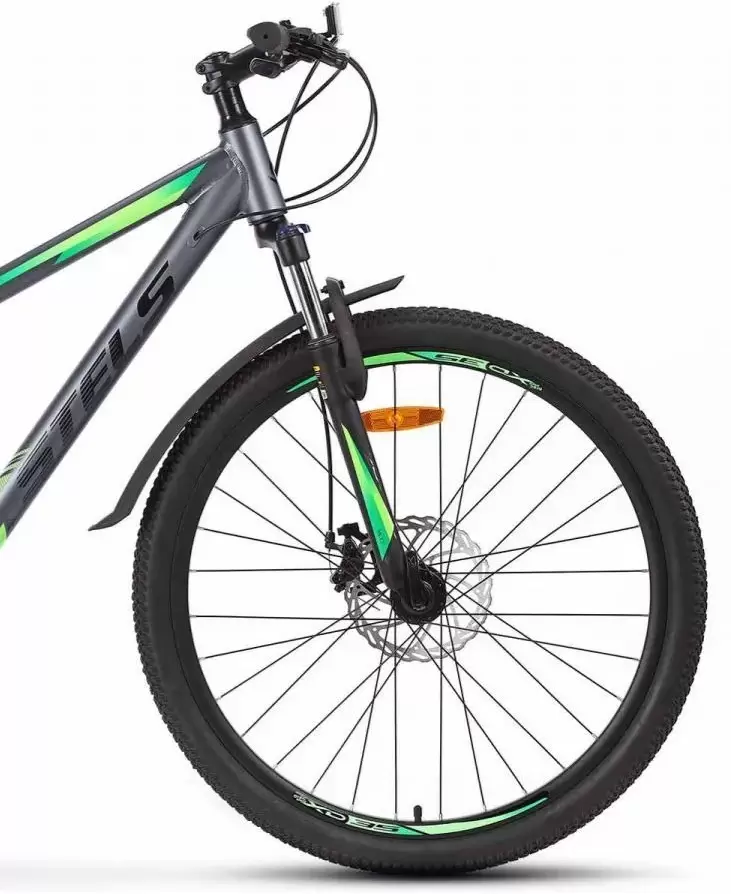 Велосипед Stels Navigator 710 MD 27.5 V020 р.18 2026 (серый/зеленый) фото 3