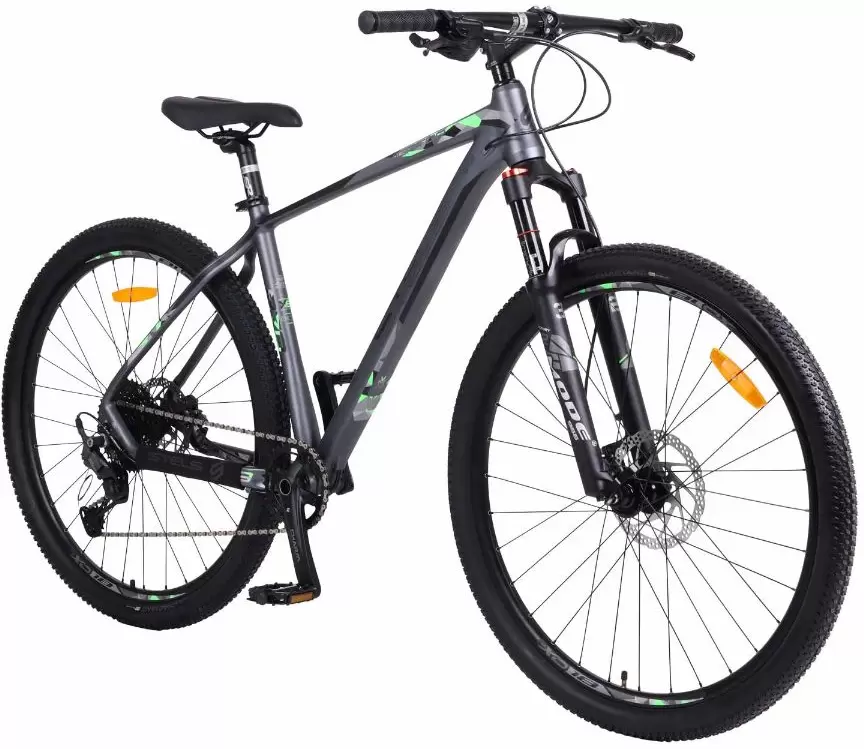 Велосипед Stels Navigator 970 D 29 V010 р.20.5 2023 (антрацит/зеленый) фото