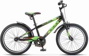 Детский велосипед Stels Pilot 20 200 VC Z010 (черный/салатовый, рама 12) фото