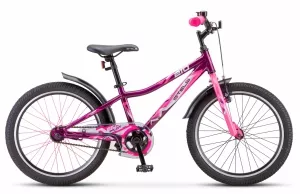 Детский велосипед Stels Pilot 210 20 Z010 (фиолетовый, 2021) фото