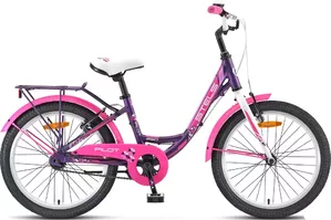 Детский велосипед Stels Pilot 250 Lady 20 V020 2021 (белый/фиолетовый) фото