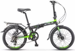 Велосипед Stels Pilot 630 MD 20 V010 2020 (черный/зеленый) фото