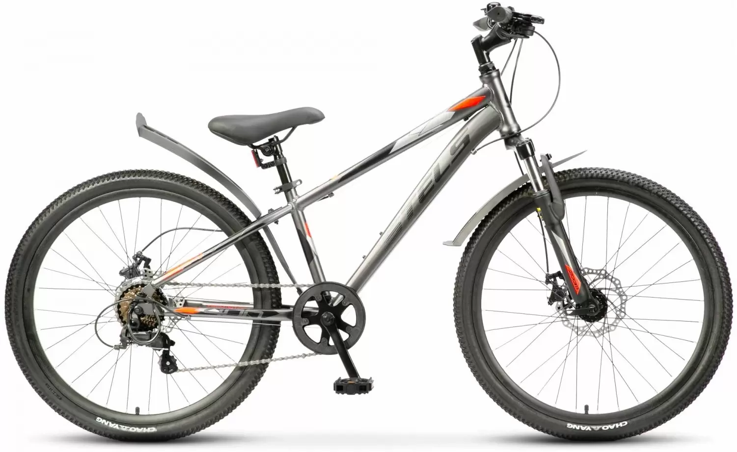 Stels Turbo 400 MD Z010 р.12 2026 (серый/красный)