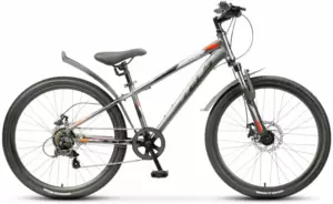 Велосипед Stels Turbo 400 MD Z010 р.12 2026 (серый/красный)