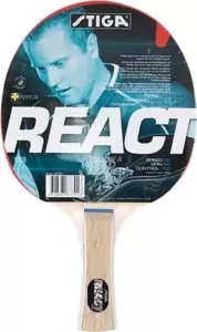Ракетка для настольного тенниса STIGA React WRB 1877-01 фото
