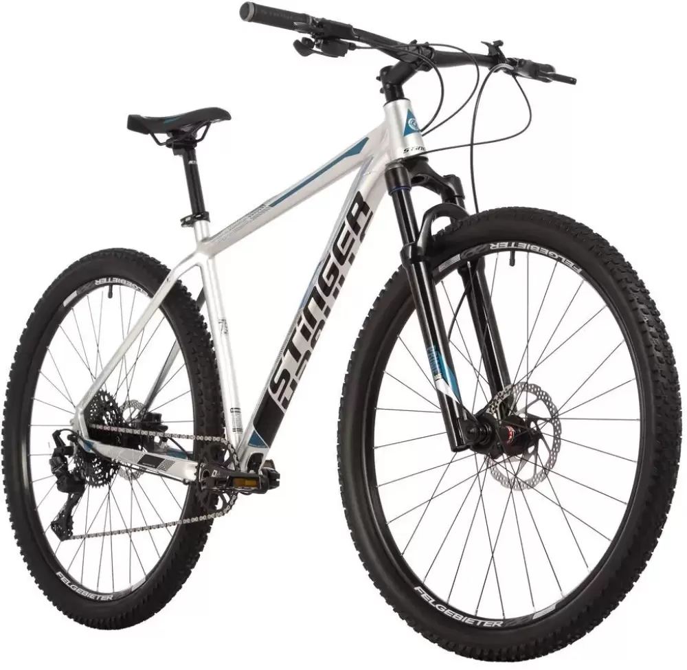 Велосипед Stinger Reload STD 27 р.18 2024 (серебристый) фото
