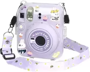Чехол Sundays для Fujifilm Instax Mini 12 с ремешком (пурпурный) фото