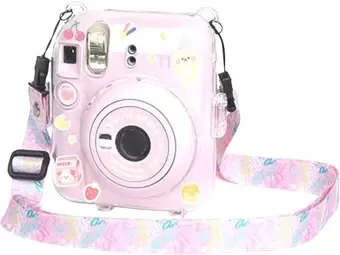 Sundays для Fujifilm Instax Mini 12 с ремешком (розовый)