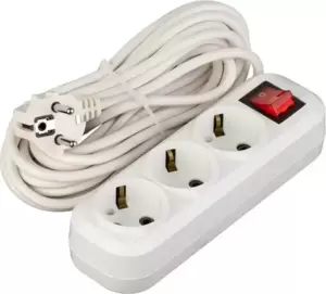 Удлинитель Sundays Electric УБкн03-0901 (1.5м, белый) фото