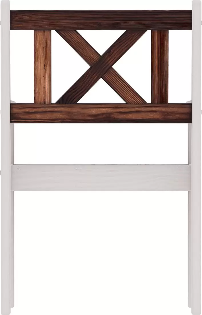 Кресло Sundays Ф-183.02 590x90x640 (орех/белый) фото