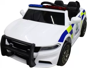 Детский электромобиль Sundays Police Dodge BJC666 белый фото