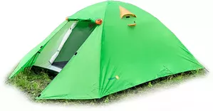 Треккинговая палатка Sundays ZC-TT007-4P v2 (зеленый/желтый) фото