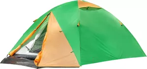 Треккинговая палатка Sundays ZC-TT009-4P v2 (зеленый/желтый) фото