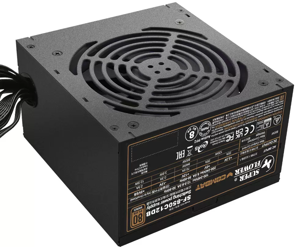 Блок питания Super Flower Combat DB 850W ATX3.1 SF-850C12DB фото