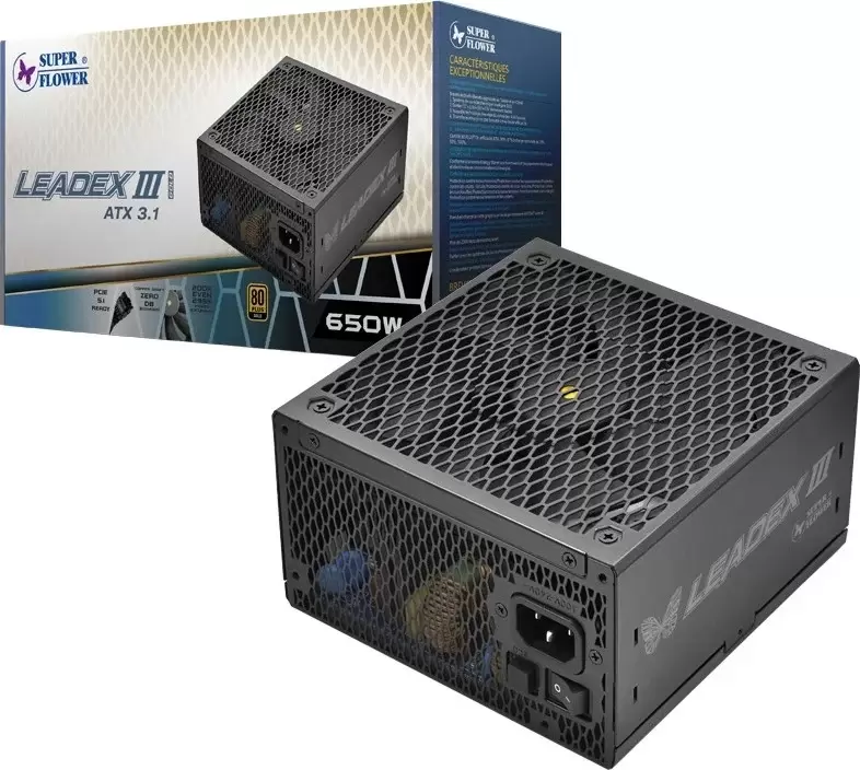 Блок питания Super Flower Leadex III Gold Up ATX 3.1 650W SF-650F14GE фото