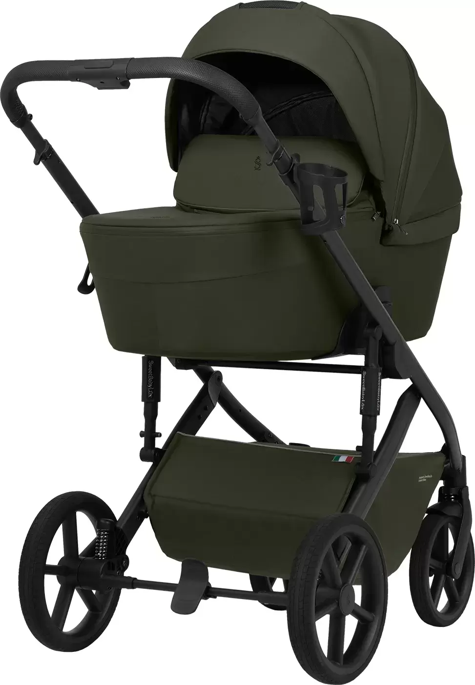 Детская универсальная коляска Sweet Baby 2 в 1 Dolce (темно-зеленый) фото