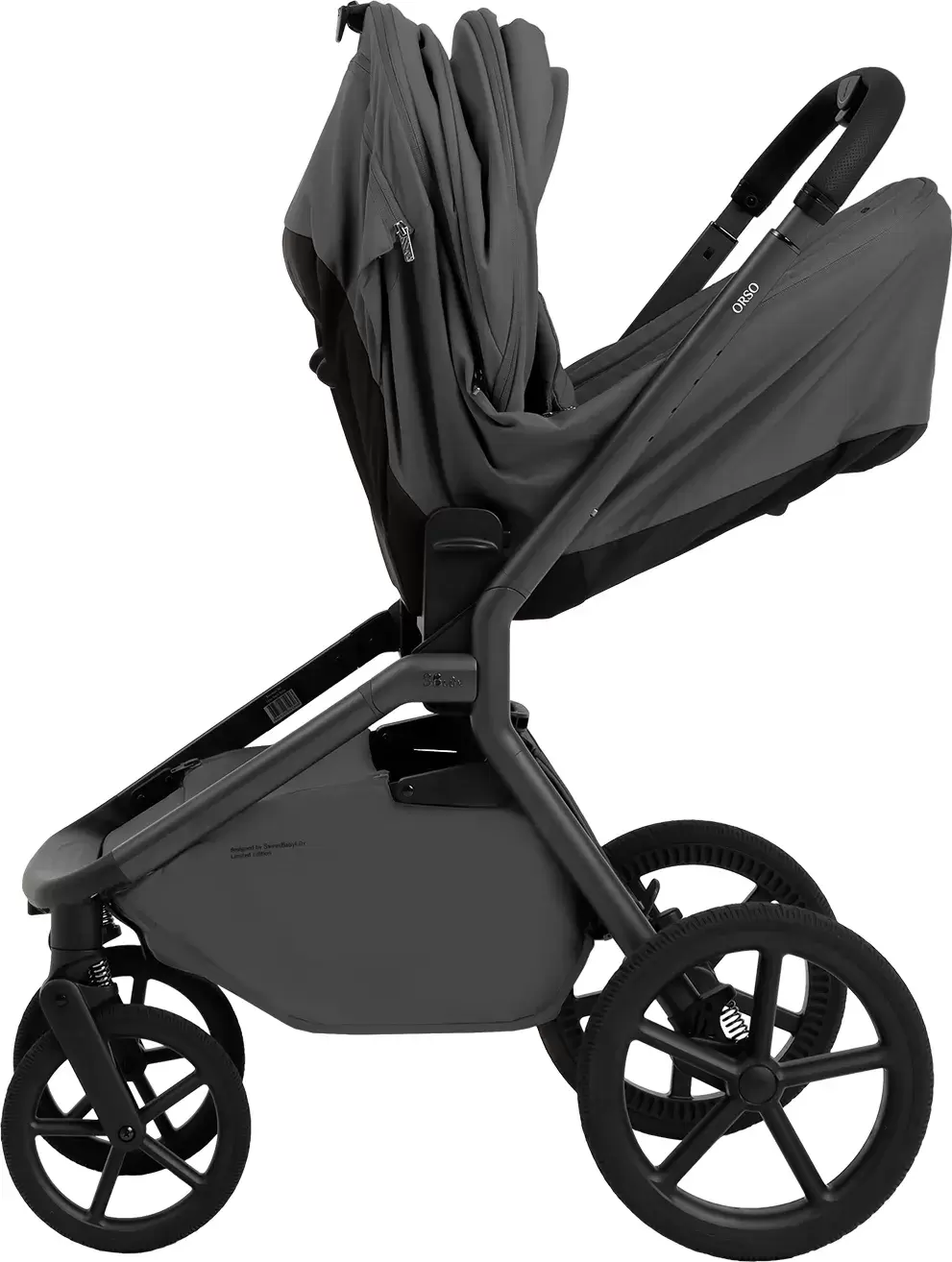 Детская универсальная коляска Sweet Baby 2 в 1 SBL Orso (темно-серый) фото