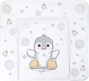 Пеленальный матрас Sweet Baby Pinguino New Grigio 80x71 (пингвин серый) фото