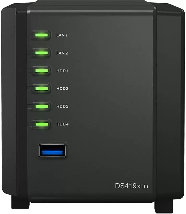 Сетевой накопитель Synology DiskStation DS419slim фото