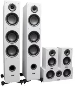 Комплект акустики Taga Harmony TAV 5.0: TAV-507F + C + S (белый) фото