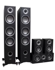 Комплект акустики Taga Harmony TAV 5.0: TAV-507F + C + S (черный) фото