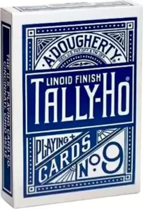 Игральные карты Tally-Ho Standart Index Circle 1003428-b (синий) фото