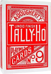Игральные карты Tally-Ho Standart Index Circle 1003428-r (красный) фото