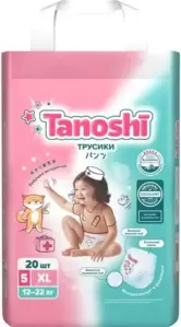 Tanoshi Baby Pants XL 12-22 кг (20 шт)