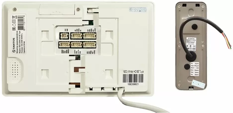 Комплект видеодомофона Tantos NEO HD SE Tuya Kit (NEO HD SE 7" + iPanel 2 HD) (белый/металл) фото 3