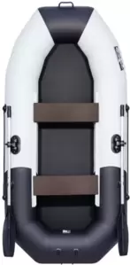Гребная лодка Таймень NX 270 комби (светло-серый/черный)