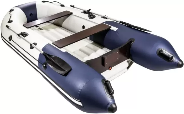 Моторно-гребная лодка Таймень NX 2900 НДНД (светло-серый/синий) фото 2