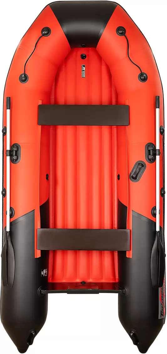 Моторно-гребная лодка Таймень NX 3400 НДНД PRO (красный/черный) фото 2
