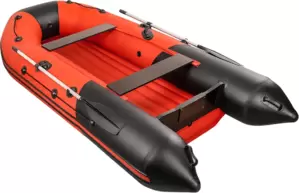 Моторно-гребная лодка Таймень NX 3400 НДНД PRO (красный/черный) фото