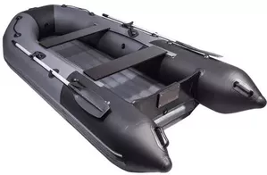 Моторно-гребная лодка Таймень NX 3400 НДНД PRO (графит/черный) фото