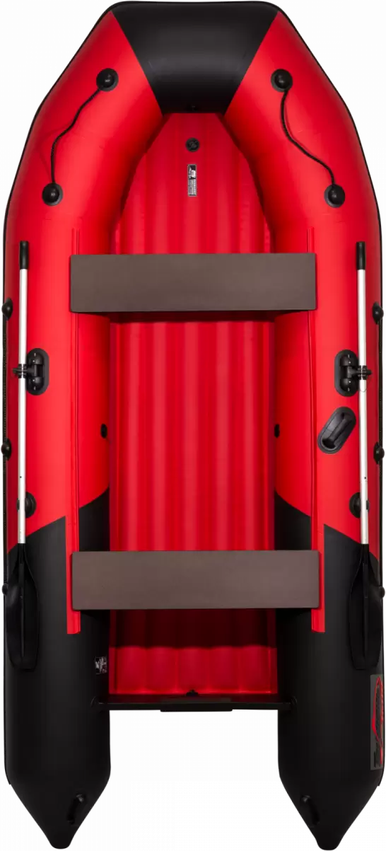 Моторно-гребная лодка Таймень NX 3600 НДНД PRO (красный/черный) фото 2