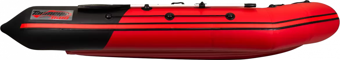 Моторно-гребная лодка Таймень NX 3600 НДНД PRO (красный/черный) фото 5